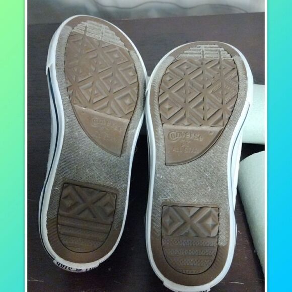 Converse/CT/AS/OX/Youth/Unisex/Sneakers/(Size 3)/Optic White/#3J256/Children’s C - Picture 4 of 5